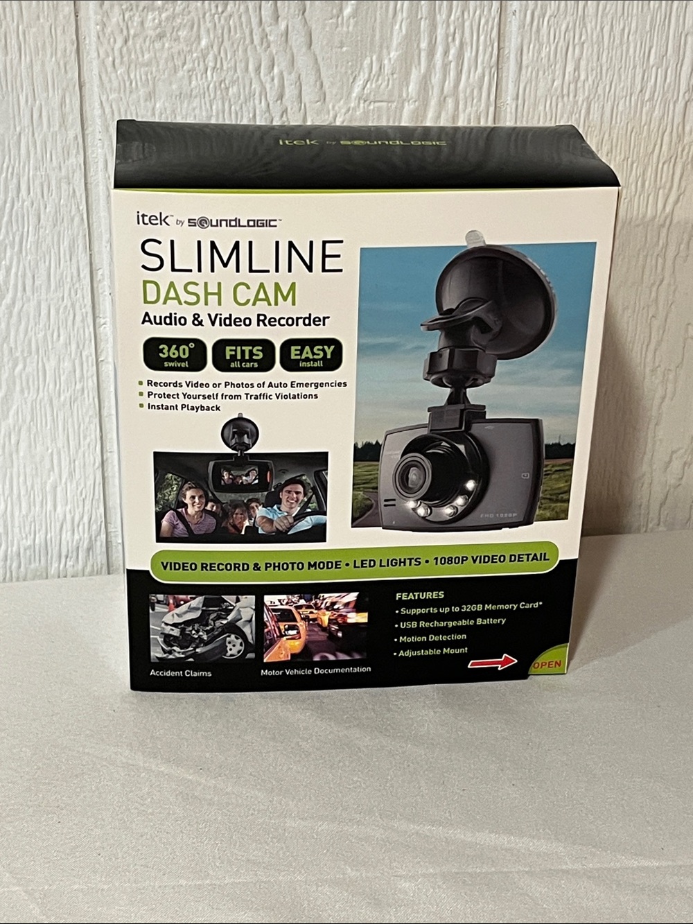 NEW itek Slimline Dash Cam - Black